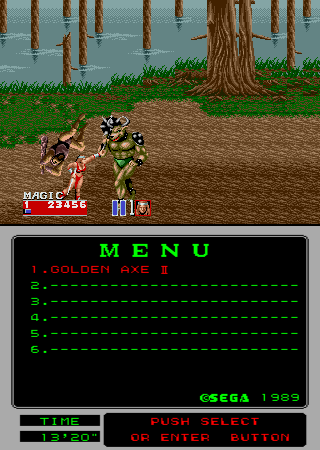 Golden Axe II (Mega-Tech) Screenthot 2